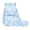 Blue#005, variant on Corduroy Backpack Set 3 Piece, Pink School Bag for Teen Girls, Large Capacity Printed Bookbag with Crossbody & Pencil Case, Retro Travel Gift