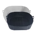 thumbnail image 1 of Hioecau Doublure de Friteuse Ronde en Silicone de 8 Pouces à Double Poignées Antiadhésive de Qualité Alimentaire Résistante à la Chaleur Lavable au Lave-Vaisselle Plateau de Cuisson Réutilisable pour Four Panier Bol Fournitures de Cuisine, 1 of 8