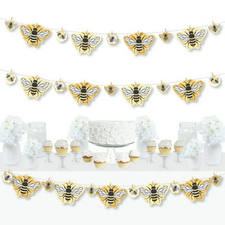 Bee First Birthday Party Decorations Fun to Bee One Balloon Monthly Photo  Banner for Bumble Bee 1st Birthday Party Supplies