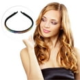 thumbnail image 6 of Unique Bargains 1 Pcs Rhinestone Headband Faux Crystal Headbands Hair Accessories for Women Multicolor 0.47 Inch Wide, 6 of 6