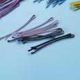 thumbnail image 4 of Miangastore 50 Pcs Pinces à Cheveux Longues Motif Coloré Barrettes Simples Forme Arc pour Dames Femmes Filles, 4 of 8