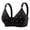Black, variant on Tbopshirt Wireless Bras for Women Plus Size,Stretch Push-Up Womens Bras,Woman's Fashion Plus Size Wire Free Comfortable Push Up Bra Underwear
