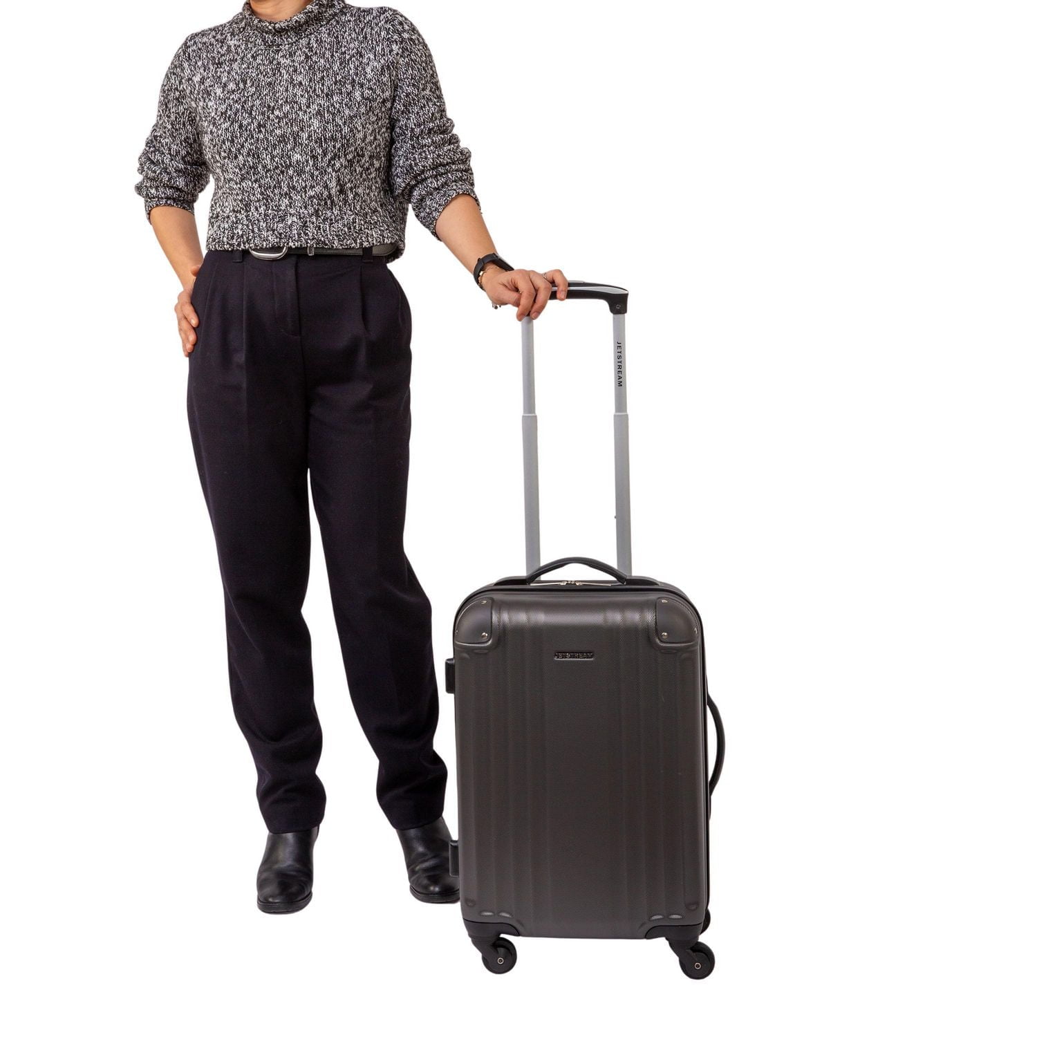 Valise de Cabine rigide à roulettes de 20-po de Jetstream Bagage à main