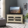 thumbnail image 2 of Pemberly Row 44" Console de Télévision en Bois d'Angle en Chêne Blanc, 2 of 4