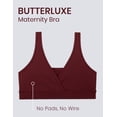 thumbnail image 3 of Sostén CRZ YOGA Butterluxe sin Varillas para Lactancia y Maternidad Rojo Merlot, 3 of 5