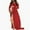 Red, variant on Women Maternity Dress for Photoshoot Off the Shoulder Long Sleeve Solid Color Maxi Dress Pregnancy Fashion Comfy Photography Dress
