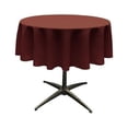 thumbnail image 1 of LA Linen TCpop58R-BurgundyP17 Polyester Poplin Tablecloth, Burgundy - 58 in. Round, 1 of 1