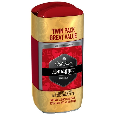Old Spice Red Zone Collection Swagger Scent Deodorant, 2 count
