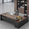 thumbnail image 4 of Laptop Monitor Office Desk Storage Standing Reception Conference Computer Desks Corner Executive Escritorio Modern Furniture My Lux Decor Round, 4 of 31