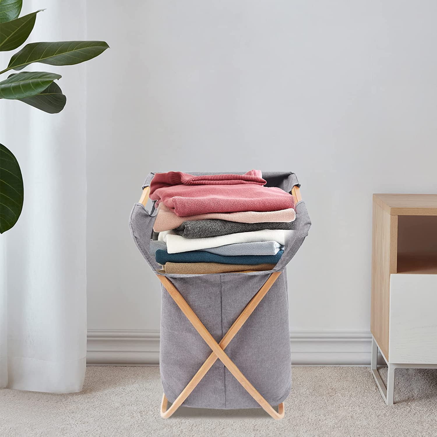 Fichiouy Laundry Basket Clothes Hamper Organizer Sorter Storage