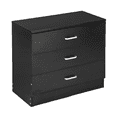thumbnail image 7 of Hassch End Table with 3 Drawers, Modern Nightstand for Bedroom, Living Room, Easy Assembly, 25.98"L x 13"W x 22.05"H, Black, 7 of 7