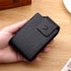 thumbnail image 4 of Tarjetero de gran capacidad con clip para billetes, cartera de piel sintética, monedero moderno para la escuela. Negro, 4 of 9