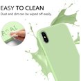 thumbnail image 2 of iPhone Xs Max Case, DUEDUE Liquid Silicone Soft Gel Rubber Slim Cover with Microfiber Cloth Lining Cushion Shockproof, 2 of 5