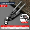 thumbnail image 4 of 12" Torneira doméstica multifuncional con abertura de grandes dimensiones chave universal 8"/10"/12" chave de tubos, 4 of 8