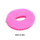 thumbnail image 3 of Tendedero retráctil para exteriores, cuerda de nailon antideslizante para tender la ropa (rosa, 8 metros), 3 of 7