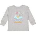 thumbnail image 3 of Inktastic Grandma's Ray Of Sunshine Cute Elephants Rainclouds and Sun Boys or Girls Long Sleeve Toddler T-Shirt, 3 of 5
