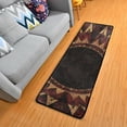 thumbnail image 6 of Intricate Geometric Runner Rug Non Slip 72×24 in Ares Rugs for Bedroom Bathroom Living Room, 6 of 7