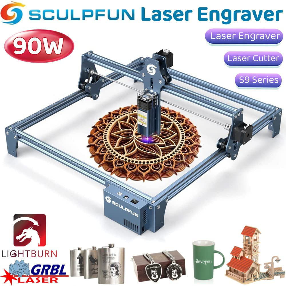 SCULPFUN S30 PRO MAX 20W Laser Engraver w/ Air Assist Kit Replaceable Lens  G3C0