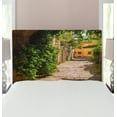 thumbnail image 1 of Medieval Headboard, Streets of Tuscany Old Mediterranean Middle Age Town European High Culture Italy, Upholstered Decorative Metal Bed Headboard with Memory Foam, Twin Size, Multicolor, by Ambesonne, 1 of 4