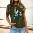 thumbnail image 2 of YDLCAFD T-Shirts pour Femmes Packs T-Shirt Col Rond Imprimé Élégant pour Femmes, 2 of 4