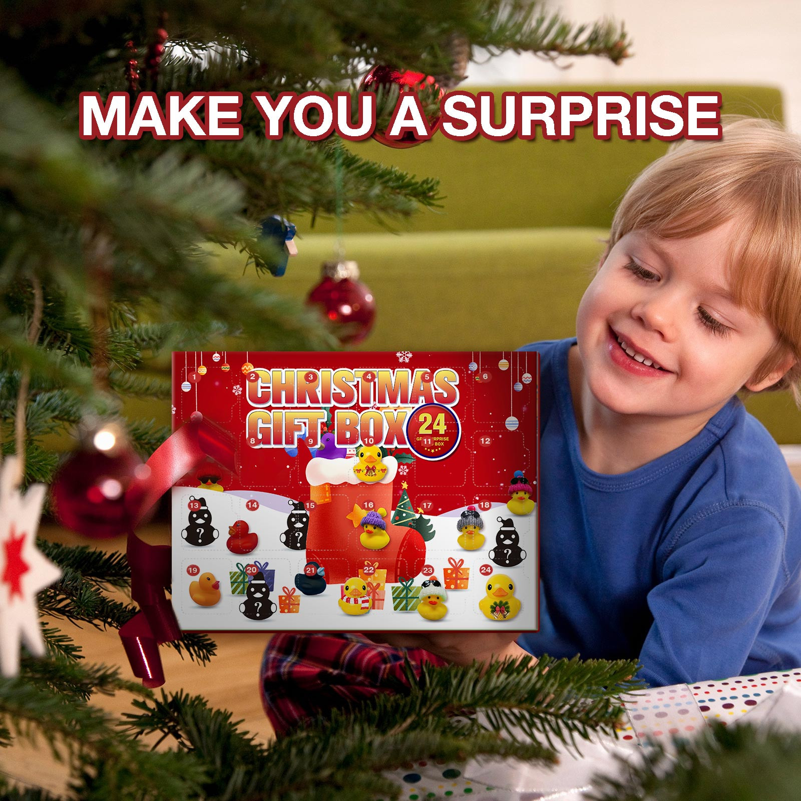 24 Days Christmas Advent Calendar Christmas Countdown Calendar 