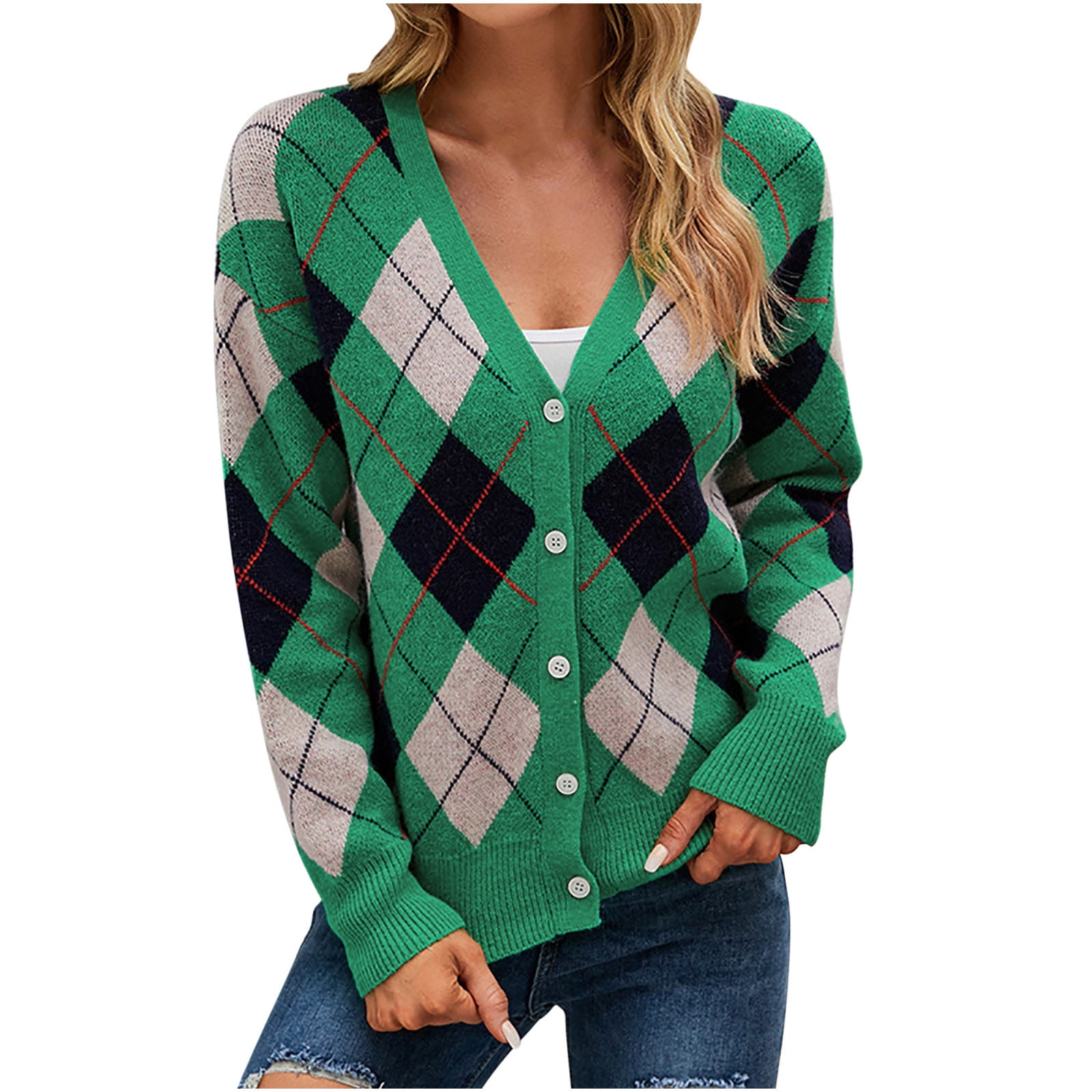 Long Sleeves Cardigan Jacket Sweater 