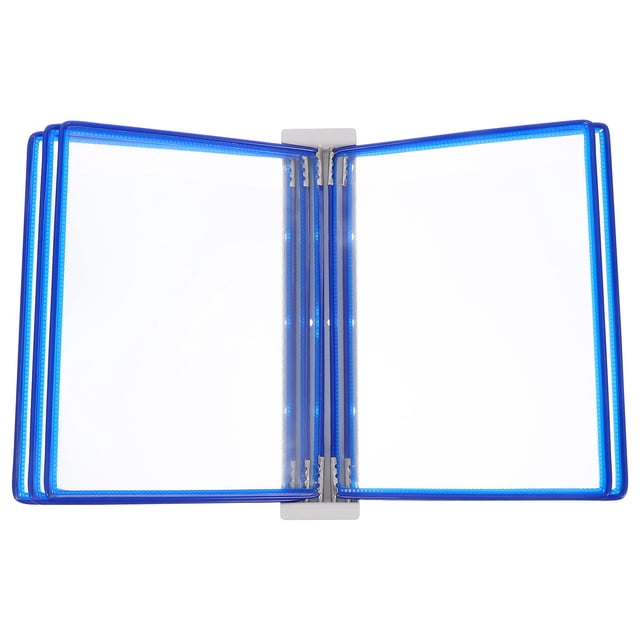 unbranded Organizador Mural De Azul Para Documentos Con Soporte Seguro Y