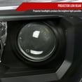 thumbnail image 3 of Projector Headlights w/ Amber Reflectors (Black Housing/Clear Lens) Made for and Compatible with 2016-2023 Toyota Tacoma, 3 of 9