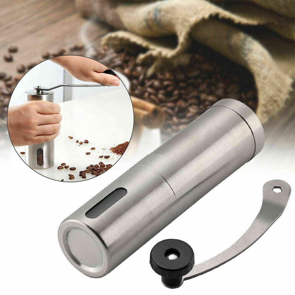 Manual Stainless Steel Coffee Grinder Adjustable Settings Portable for Camping