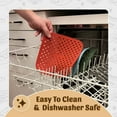 thumbnail image 3 of Reusable Silicone Air Fryer Liners by Linda’s Essentials (3 Pack) - Non Stick Easy Clean Air Fryer Liners Reusable Mats Air Fryer, 3 of 5