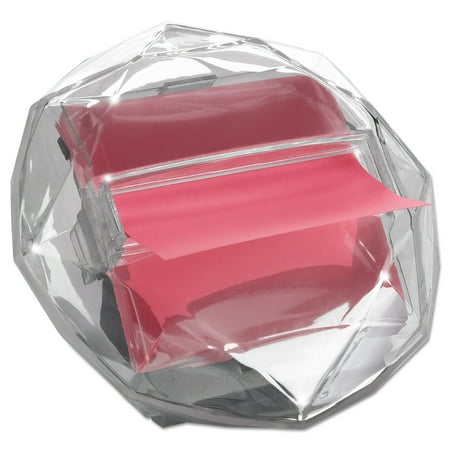 Post-it Pop-up Notes Pop-Up Notes Diamond Dispenser, 3 x 3 Pad, Clear