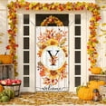thumbnail image 3 of jopioc Monogram Letter O Flag Door Banner, Large Fall Thanksgiving Sunflower Initial Letter Door Cover, Family Last Name Initial Autumn Welcome Porch Sign Door Decor Backdrop Banner 70.8 x 35.4" O, 3 of 6