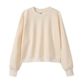 thumbnail image 6 of Dwellite Oversized Sweatshirt for Women Crewneck Fleece Pullover Sweatshirt Fall Fashion Loose Fit Shirts Complexion L, 6 of 6
