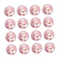 thumbnail image 1 of KLKCMS 16 Pcs Assiettes de Décoration de Noël Roses Accessoires Vaisselle pour Baby Shower 9 Pouces, 1 of 9