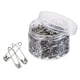 thumbnail image 1 of Uxcell Imperdibles de Metal de 1 pulgada con Caja para Oficina y Hogar Tono Plateado 600 Paquete, 1 of 4