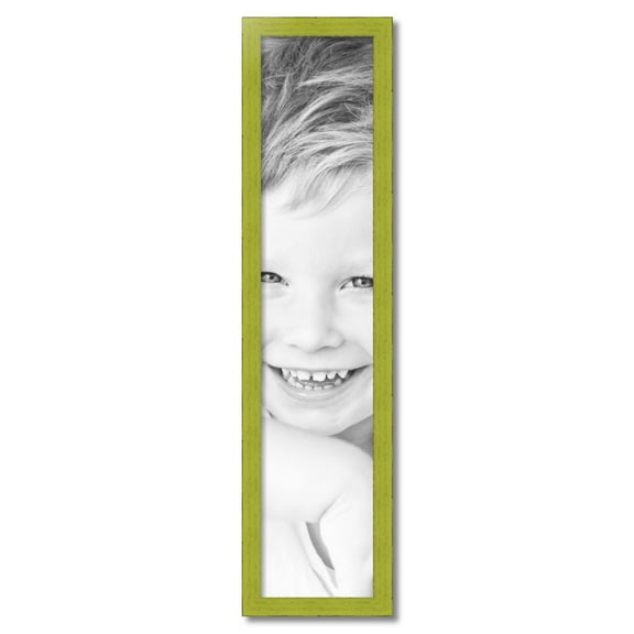ArtToFrames 9" x 43" Modern Green Picture Frame, 9x43 inch Green Wood Poster Frame (WOM-4589)