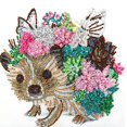 thumbnail image 1 of Cuadros Decorativos 5D DIY perro especial en forma de diamante pintura cruz puntada mosaico kits arte de la pared Ehuebsd  Nuevos Originales, 1 of 8