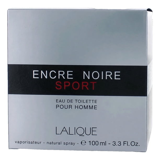 Lalique Encre Noire Sport Eau De Toilette Spray for Men 3.3 oz