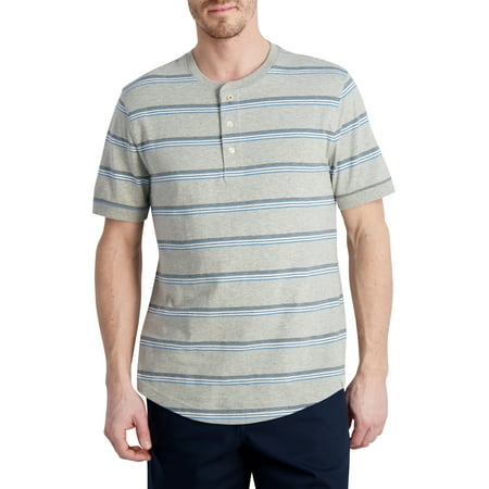 Chaps Men's Short Sleeve Coastland Wash Henley T-shirt-Size XS-2X