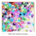 thumbnail image 6 of Beistle Pack of 6 Vibrantly Colored Starburst New Year Themed Confetti Bags 0.5 oz., 6 of 6