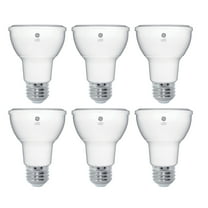 (6 bulbs) GE Lighting 89985 Energy-Smart LED Par20, 50-watt equivalent, 500 Lumen, Dimmable, LED Light Bulb with Medium Base, Soft White