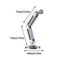 thumbnail image 4 of Alloy Car Phone Holder Ball Bracket with 17mm Universal Ball Joint for Dashboard/Floating Screen, Multi-Angle Adjustable, 4 of 7