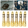 thumbnail image 3 of Adaptador de Auriculares ANGGREK Convertidor de Conector de Audio Dorado, 3 of 7
