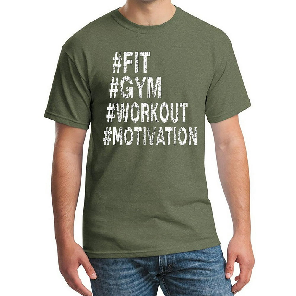 Interstate Apparel Men�s Fit Gym Workout Motivation