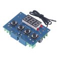 thumbnail image 3 of Risegun Controlador De Temperatura Universal XH-W1316 + Control De Aceleración Controlador De Temperatura De Salida De Relé De 2 Vías Alarma Alta Y Baja, 3 of 8