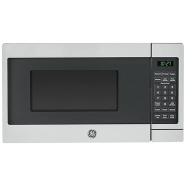 GE Countertop Microwave Oven, 700-watt Compact 0.7 Cu Ft, Stainless Steel
