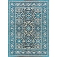 thumbnail image 3 of Traditional 9x13 Area Rug (9'3'' x 12'6'') Oriental Aqua, Teal Living Room Easy to Clean, 3 of 9