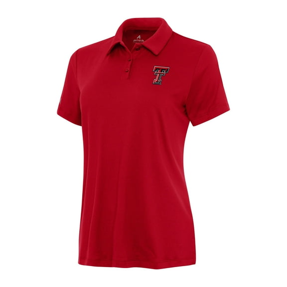 Women's Antigua Red Texas Tech Red Raiders Reprocess Polo