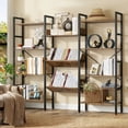 thumbnail image 3 of Zocalo Librero Organizador Grande Estantes Metal Muebles De Madera, 3 of 8