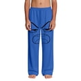 thumbnail image 4 of Boys Graphic Sweatpants with Pockets Angry Face Print Soft Lounge Pants for Kids Joggers Elastic Waist Blue Ages 4-14,Size 11 T, 4 of 9